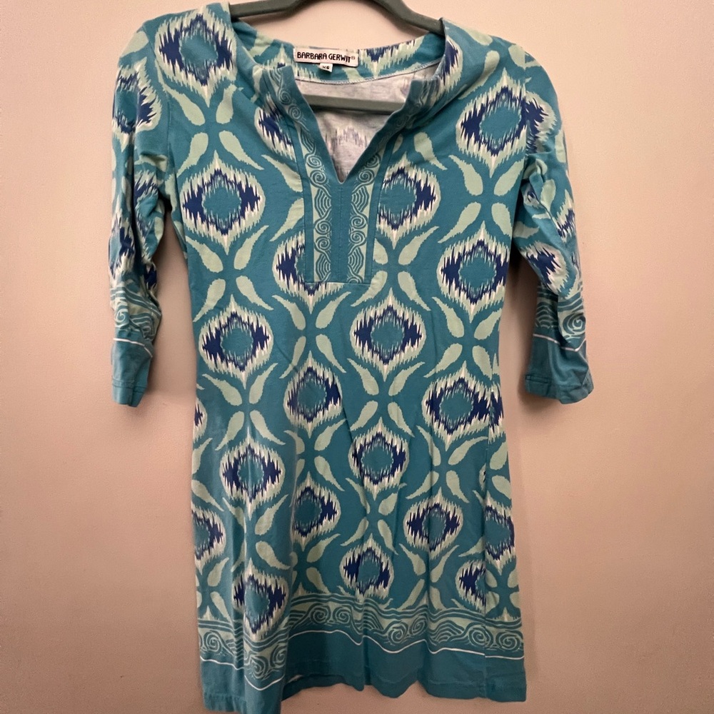 Dress with 3/4 Sleeves and